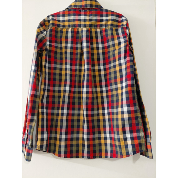 US Polo Assn. Boys' XL Shirt (14-16) Red Plaid Long Sleeve Button Up 100 Cotton - Picture 3 of 3